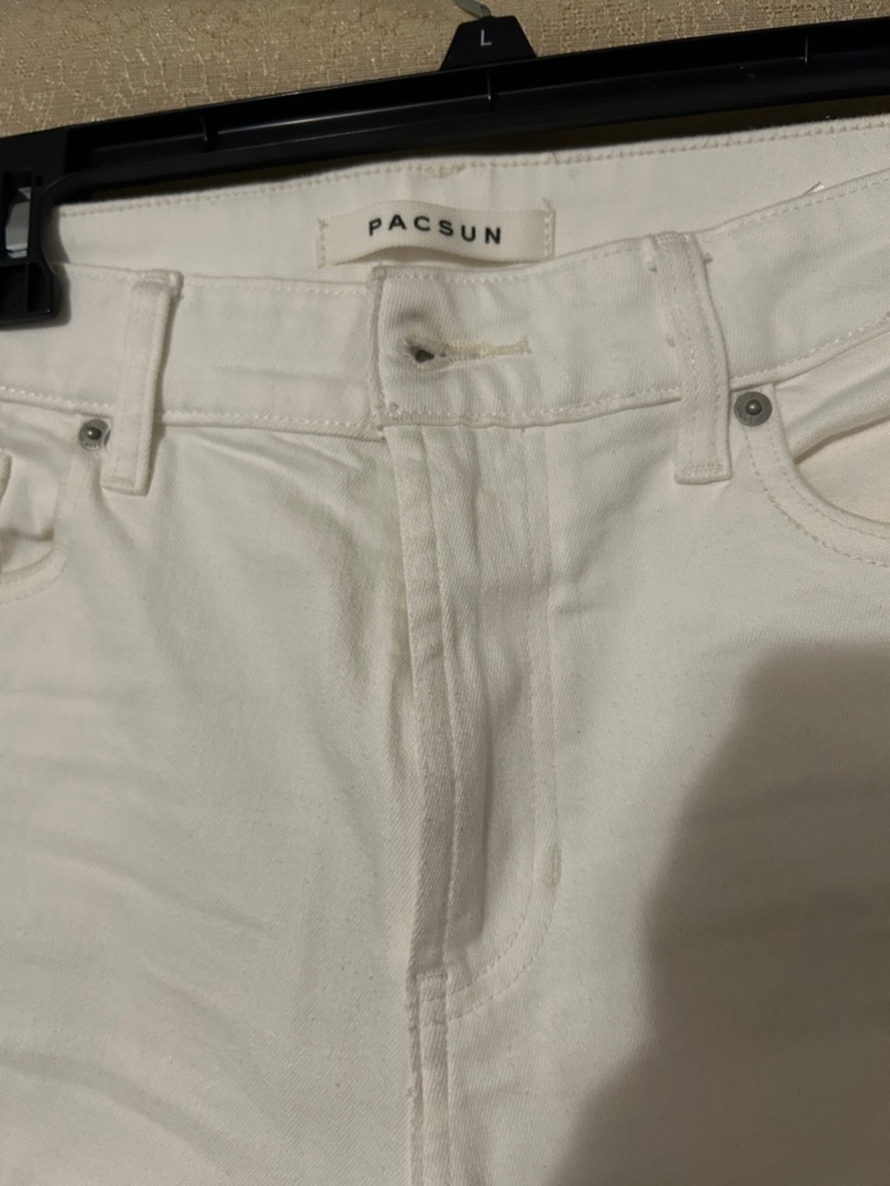 PacSun Off-White High-Rise Denim Jeans